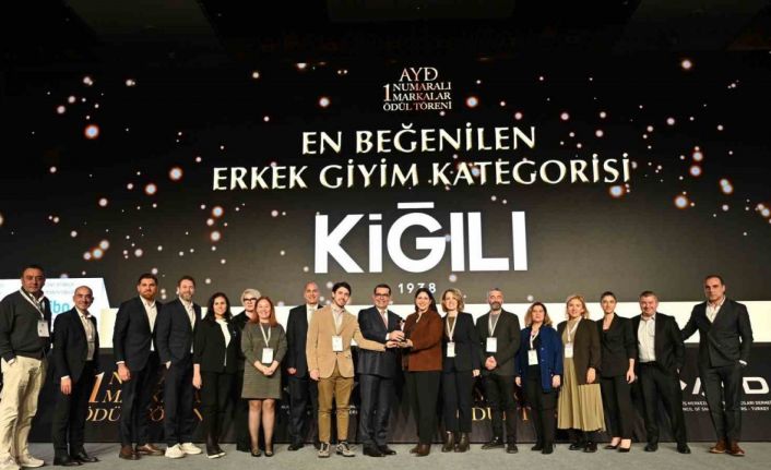 Kiğılı, ‘En Beğenilen Erkek Giyim Markası’ seçildi