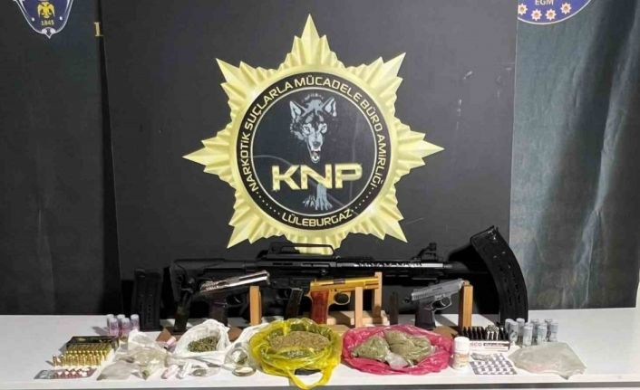 Kırklareli ve Lüleburgaz’da uyuşturucu operasyonları: Çok sayıda madde ele geçirildi, tutuklamalar var