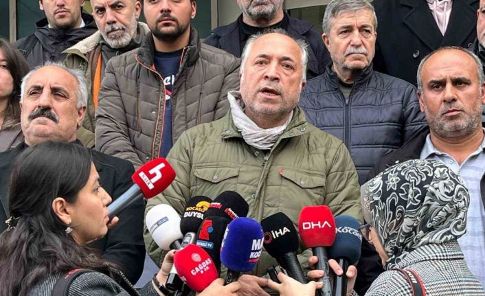 Kocaeli’deki fabrika yangınında ölenlerin yakınlarından SGK önünde açıklama