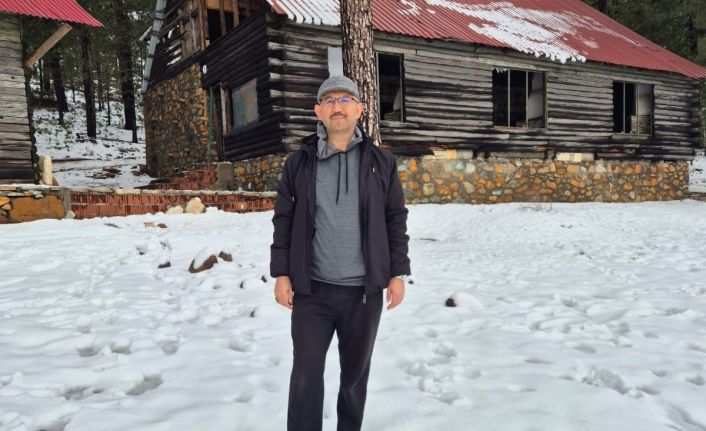 Köyceğiz Sandras Dağı’na yılın ilk karı yağdı