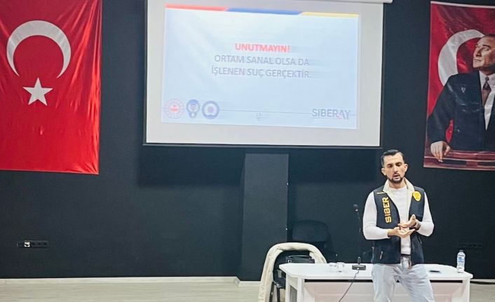 Kütahya İl Emniyet Müdürlüğü’nden öğrencilere siber farkındalık semineri