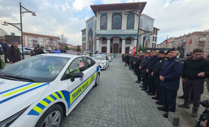 Kütahya’da güvenlik güçlerine 78 araç tahsis edildi