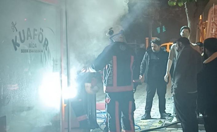 Malatya’da iş yerinde korkutan yangın