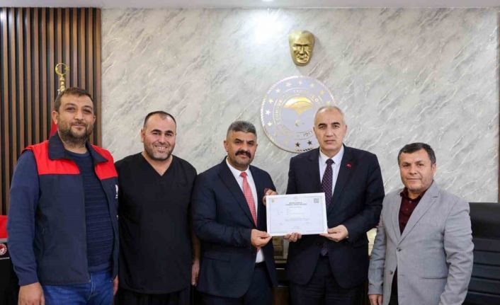 Malatya’ya 4.5 milyon lira ek destek getiren başarı belgesi