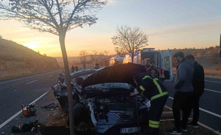 Mardin’de otomobil ile tırın çarpıştığı kazada 1 kişi öldü, 2 kişi yaralandı