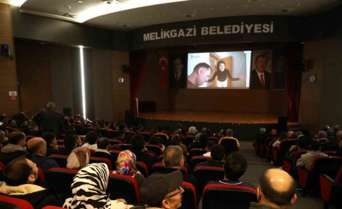 Melikgazi’den işitme engellilere sessiz film