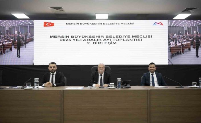 Mersin Büyükşehir Belediye Meclisinde 20 madde görüşüldü