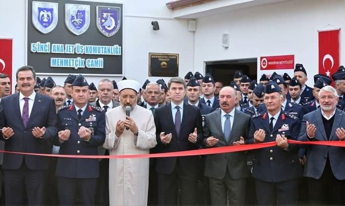 Merzifon 5’inci Ana Jet Üssü’nde Mehmetçik Camii’nin açılışı yapıldı
