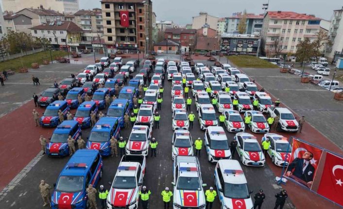 Muş’un güvenlik filosu güçlendi: 78 yeni araç hizmete girdi
