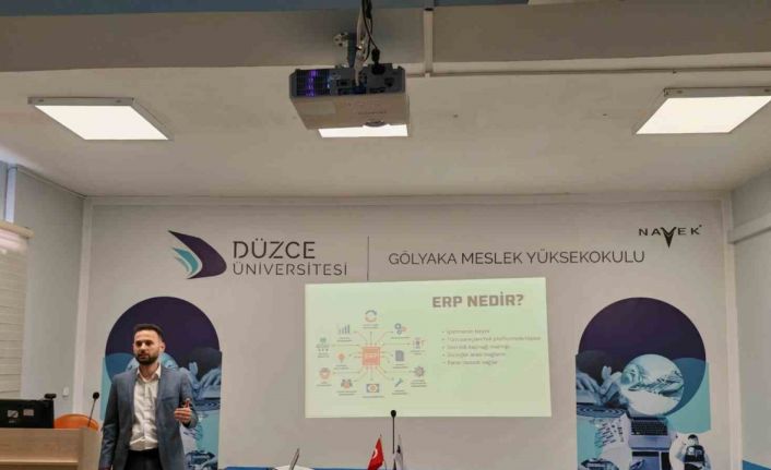 Öğrencilere ERP’yi anlattı