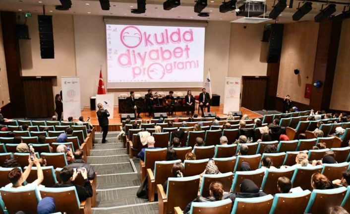 Okulda diyabet konferansı düzenlendi