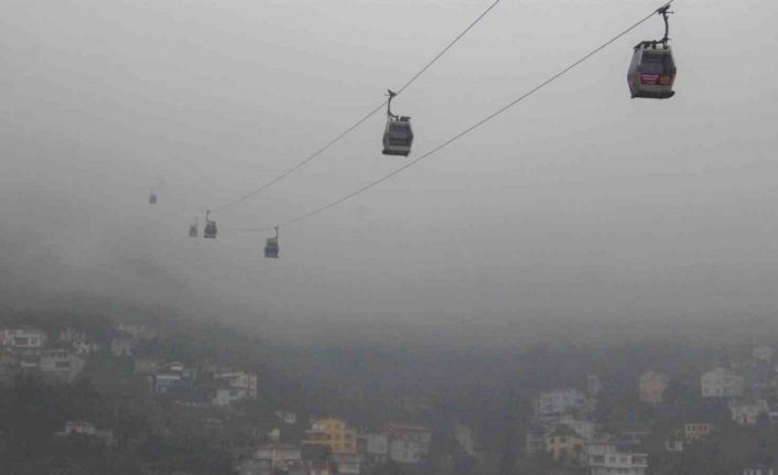 Ordu’da sis kartpostallık manzara oluşturdu