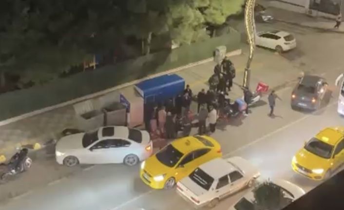 Otomobille çarpışan motosikletin sürücüsü yaralandı