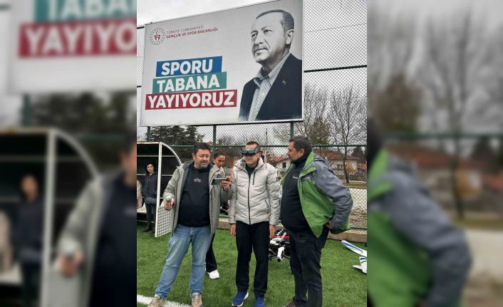 Özel bireyler uzmanlar eşliğinde dron uçurmayı deneyimledi