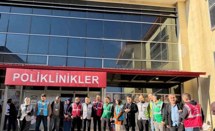 Patnos ağız ve diş sağlığı merkezinde gerçeği aratmayan yangın tatbikatı