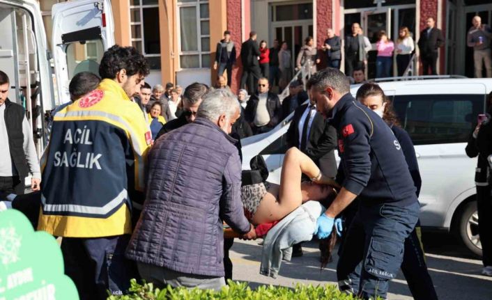 Saldırı anı an be an güvenlik kamerasına yansıdı