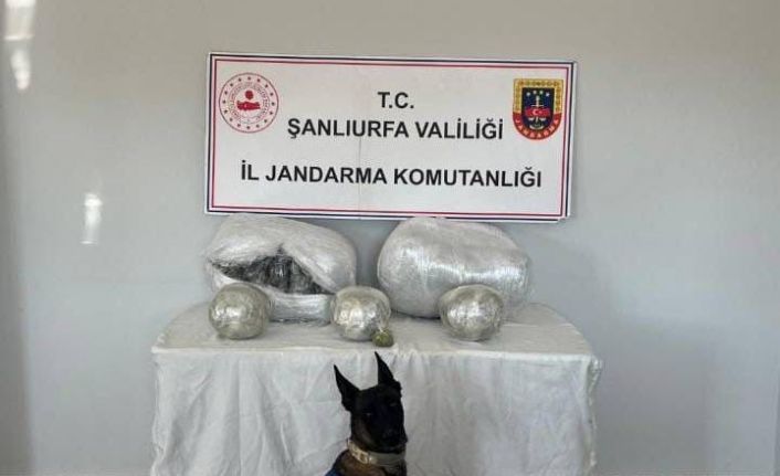 Şanlıurfa’da 25 kilogram uyuşturucu madde ele geçirildi