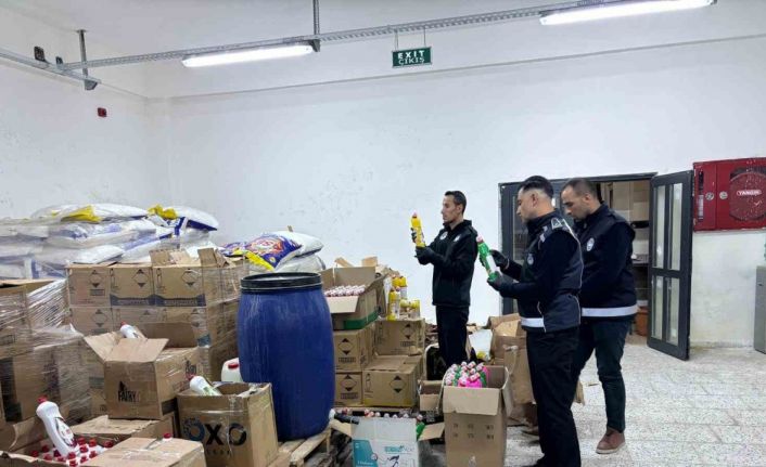 Şanlıurfa’da sahte deterjan depolarına baskın