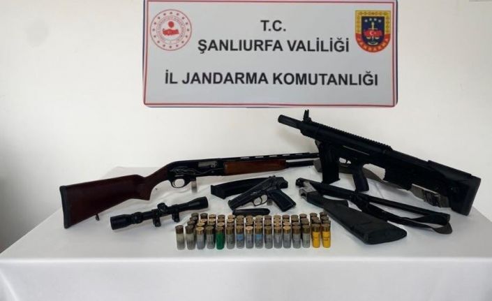 Şanlıurfa’da silah kaçakçılığı operasyonu: 4 gözaltı