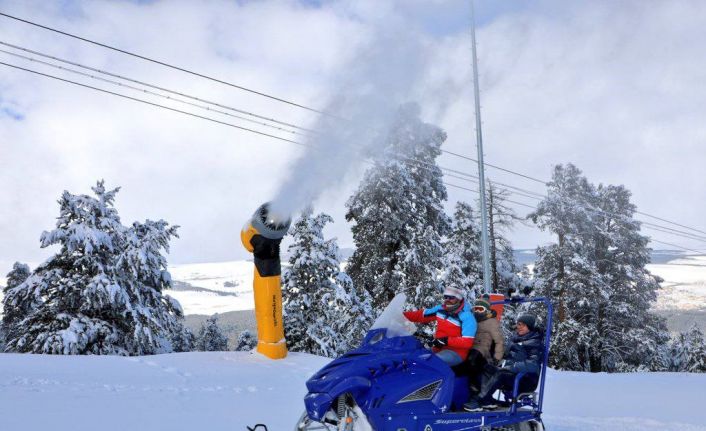 Sarıkamış’ta suni karlama sistemleri test ediliyor