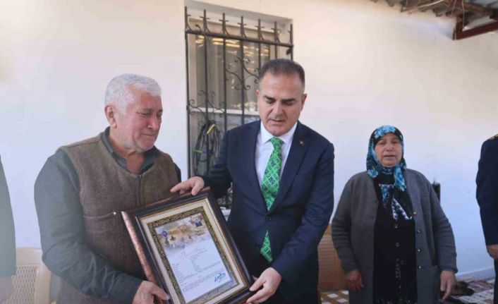 Şehit Kuran’ın ailesine şehadet belgesi verildi