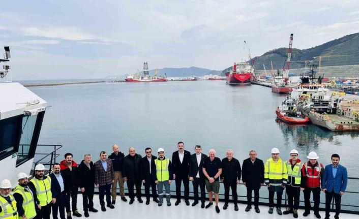 Seven Vega gemisi Filyos Limanı’nda: 2026 hedefi için start verildi