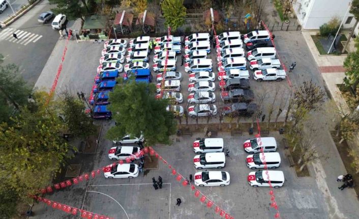 Siirt’te 68 araç kolluk kuvvetlerine teslim edildi