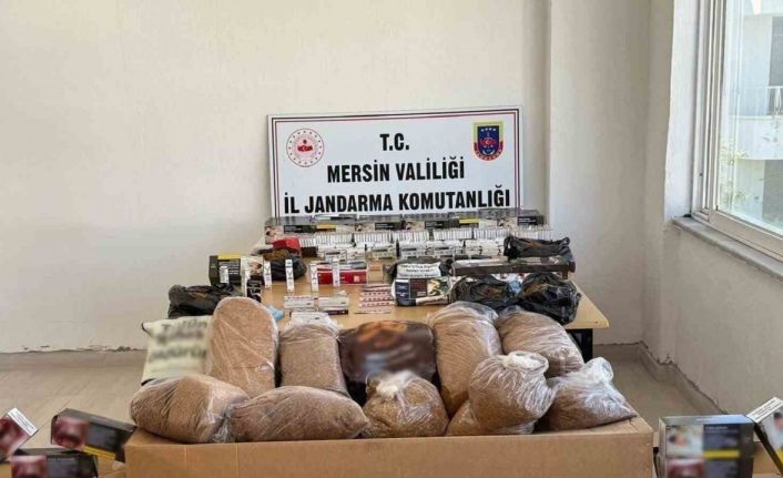 Silifke ve Bozyazı’da kaçak makaron dperasyonu: 2 gözaltı