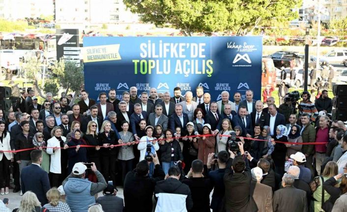Silifke’de 3 projenin toplu açılışı yapıldı