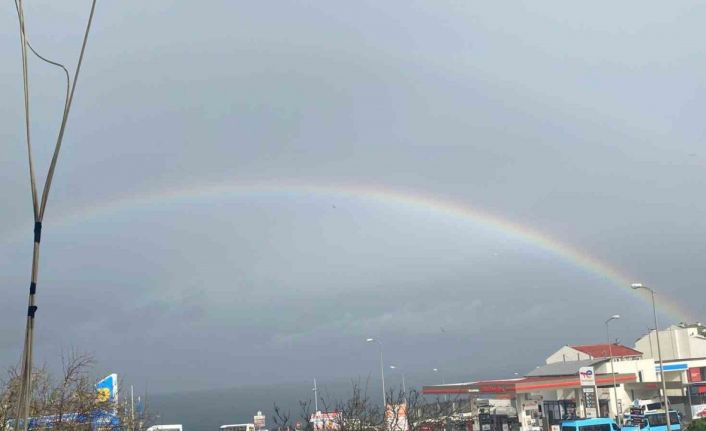 Sinop’ta gökkuşağı manzarası