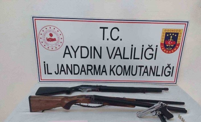 Sultanhisar’da silah operasyonu