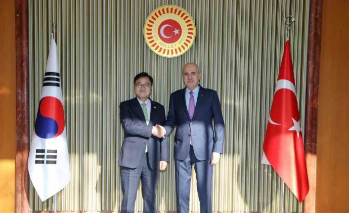 TBMM Başkanı Kurtulmuş, Kore Cumhuriyeti Ulusal Meclisi Başkanı Woo Wonshik ile görüştü