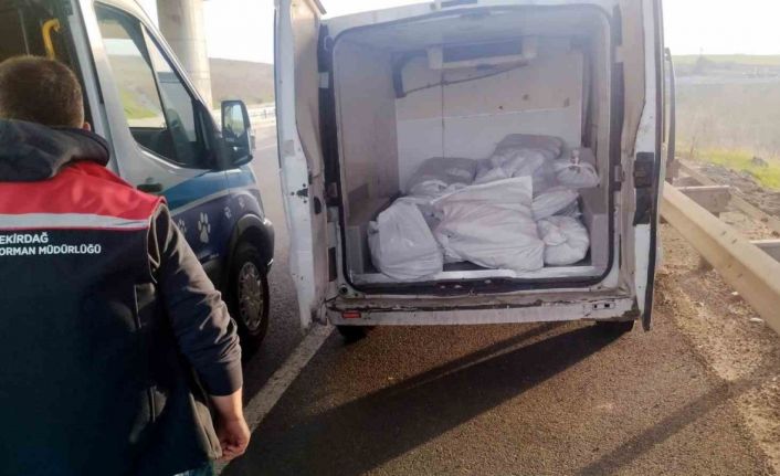 Tekirdağ’da 400 kilo menşei belirsiz kokoreç imha edildi