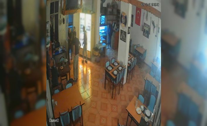 Trabzon’da restorandaki silahlı saldırının görüntüleri ortaya çıktı