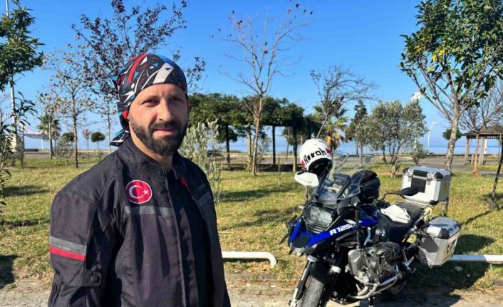 Trabzonlu iki arkadaşın iki teker üzerinde ‘Umre’ serüveni