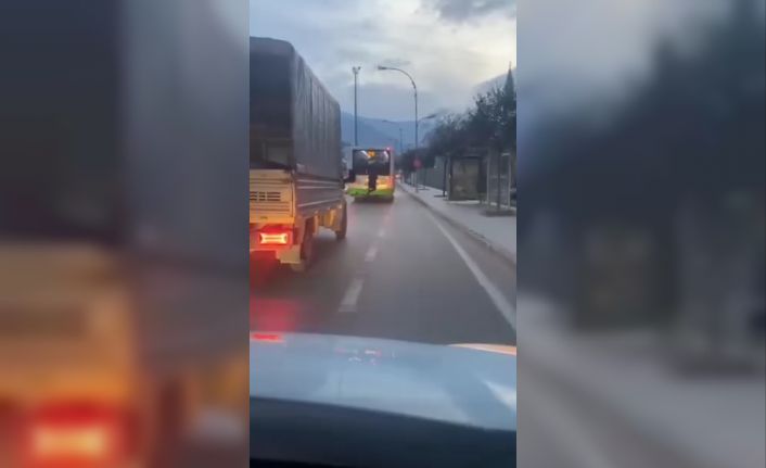 Trafikte tehlikeli anlar