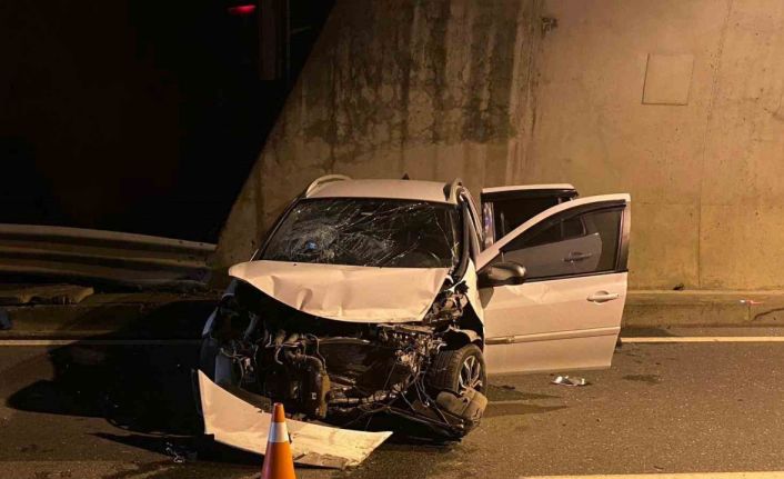 Tünelde meydana gelen kazada 4 kişi yaralandı