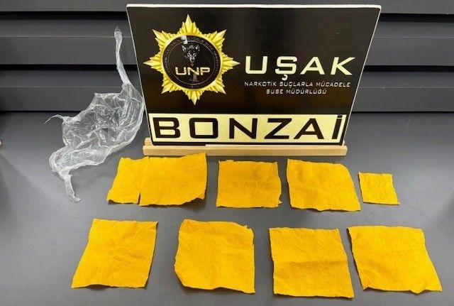 Uşak’ta çok sayıda uyuşturucu madde ele geçirildi