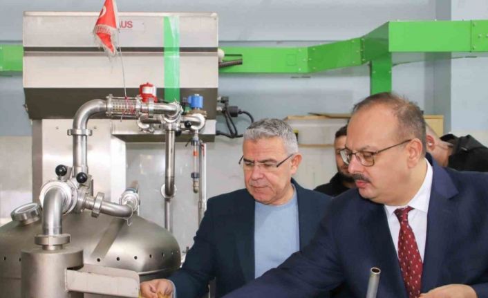 Vali Canbolat, Köşk’te zeytinyağı sıkım işletmelerinde incelemelerde bulundu