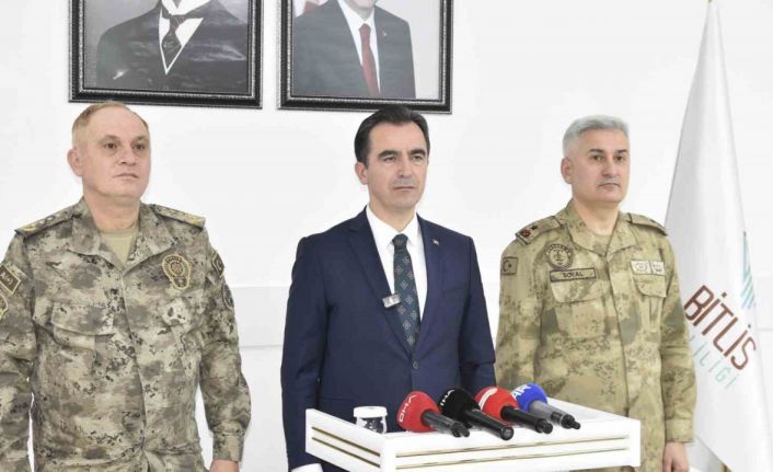 Vali Karakaya, 2025 yılında Bitlis’te yaşanan asayiş olaylarını değerlendirildi