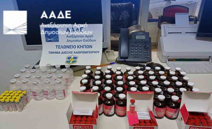 Yakıt deposuna gizlenen 8 bin çiçek aşısı yakalandı