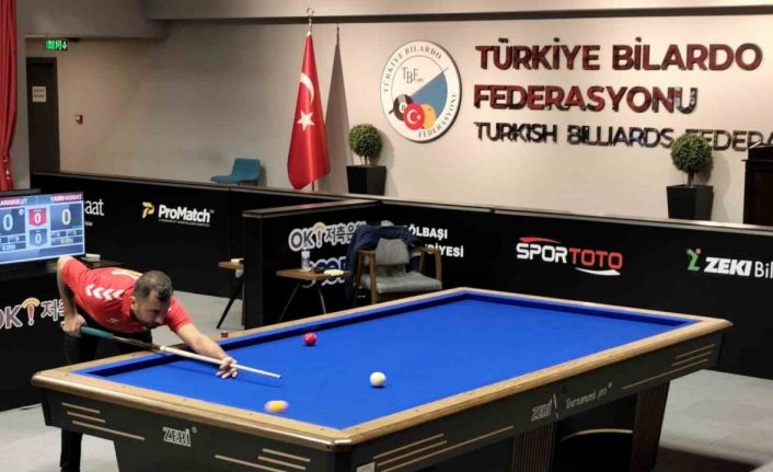 Yenişehir Belediyesi bilardo takımı ilk tur müsabakalarını birinci sırada tamamladı