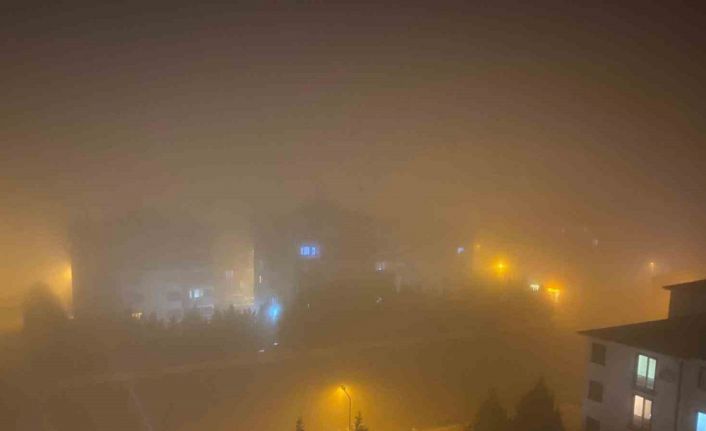 Yenişehir’de sis etkili oldu, görüş mesafesi 1 metreye kadar düştü