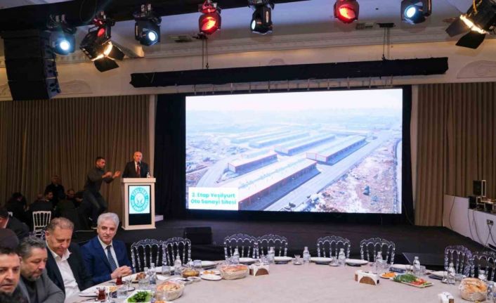 Yeşilyurt Sanayi Sitesi’nde kuralar çekildi, başkanlar yeni konut ve işyerlerine destek sözü verdi