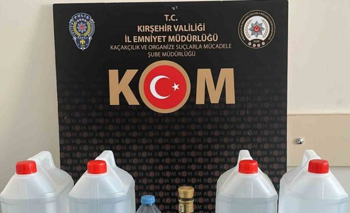 Yılbaşı öncesi kaçak alkol operasyonu: 20 litre etil alkol ele geçirildi