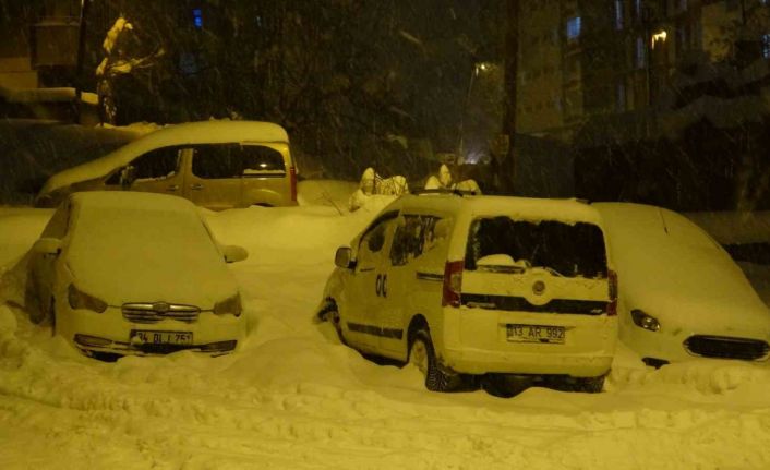 Yoğun kar ve tipi Bitlis’te hayatı olumsuz etkiledi
