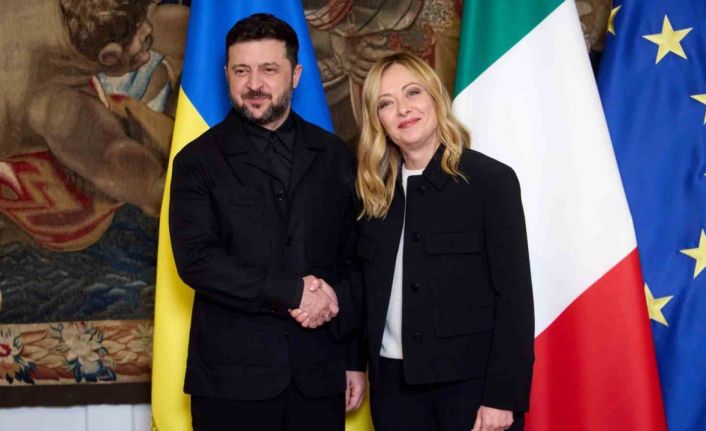 Zelenskiy, İtalya Başbakanı Meloni ile bir araya geldi