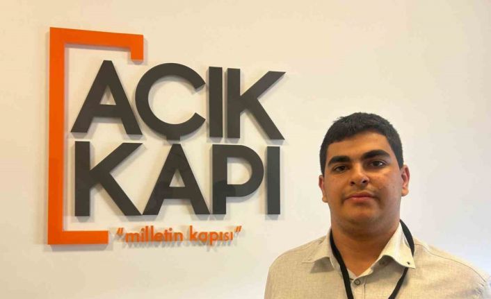 Zihinsel engelli Eymen’in valilikte çalışma hayali gerçek oldu