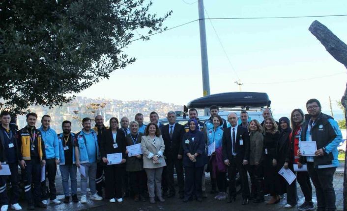 Zonguldak’ta UMKE tatbikatına katılanlara teşekkür belgesi