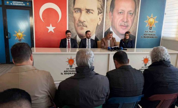 AK Parti Adıyaman İl Başkanı Ekrem Çadır, üye artış rakamlarını açıkladı